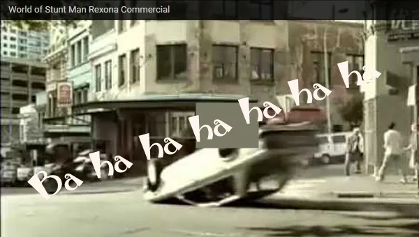Stuntmen Do It Better With Rexona!!